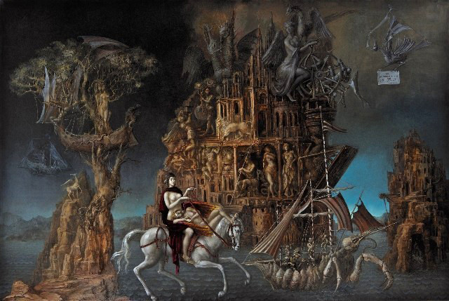 Alexandra Müller-Jontschewa | Hermetische Festung | Surrealismus Akuelle