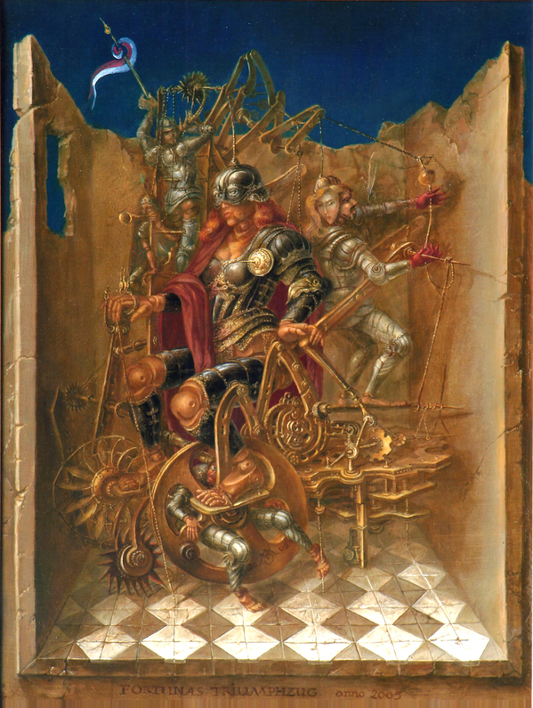 Alexandra Müller-Jontschewa | Fortunas Triumphzug | Surrealismus Aktuelle