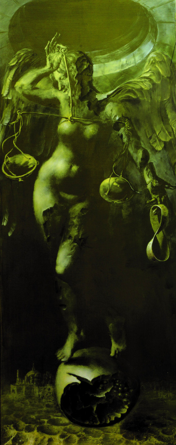 Hans-Peter Müller | Kain und Abel, Triptychon | Surrealismus Aktuelle
