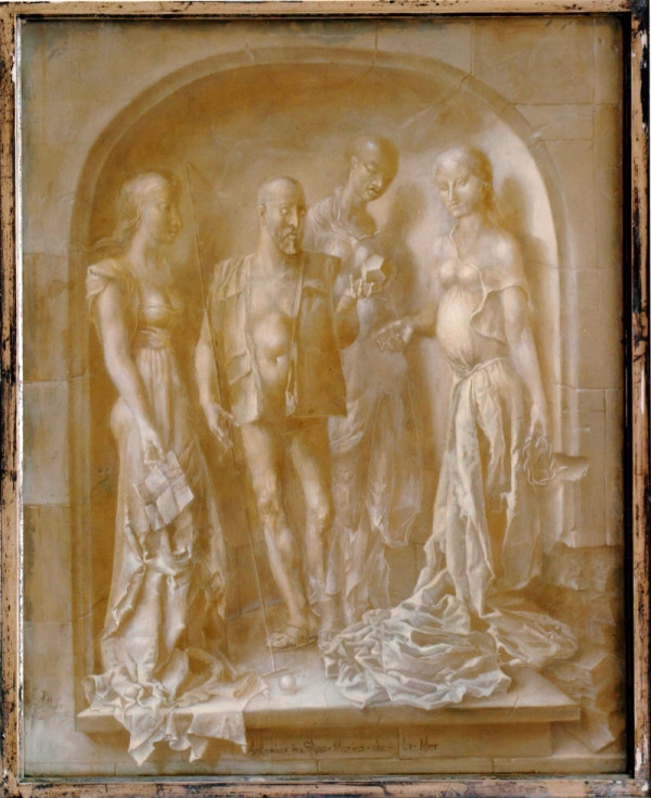 Hans-Peter Müller | Antonius in Saintes Maries de la Mer | Surrealismus Aktuelle