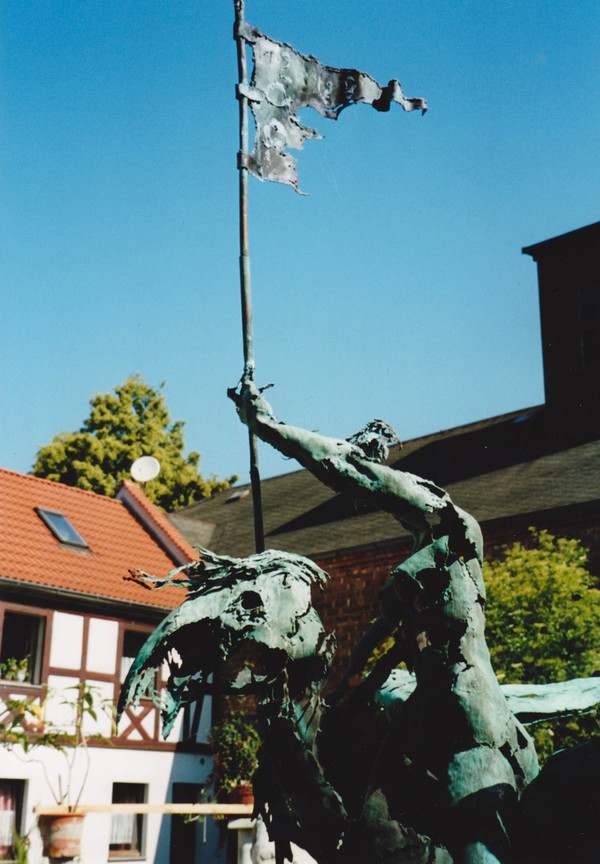 Hans-Peter Müller | Reiterin auf Fabelwesen | Surrealismus Aktuelle