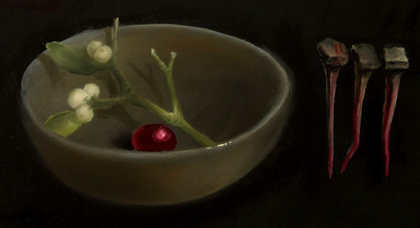 Hans-Peter Müller | Christos des Abendlandes | Hommage à Abrecht Dürer | Ausschnitt | Öl / Leindwand | Surrealismus-Aktuelle.com