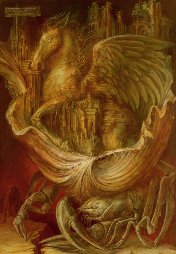 Alexandra Müller-Jontschewa | Die Geburt Pegasus | Surrealismus Aktuelle