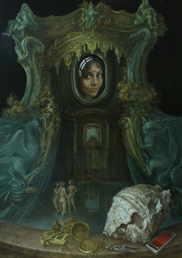 Alexandra Müller-Jontschewa | "das Nympheum" (le lac des nymphes) | Surrealismus Aktuelle