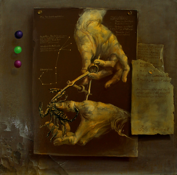 Hans-Peter Müller | Skorpion 8 | 2015 | Öl / Leindwand | Surrealismus-Aktuelle.com