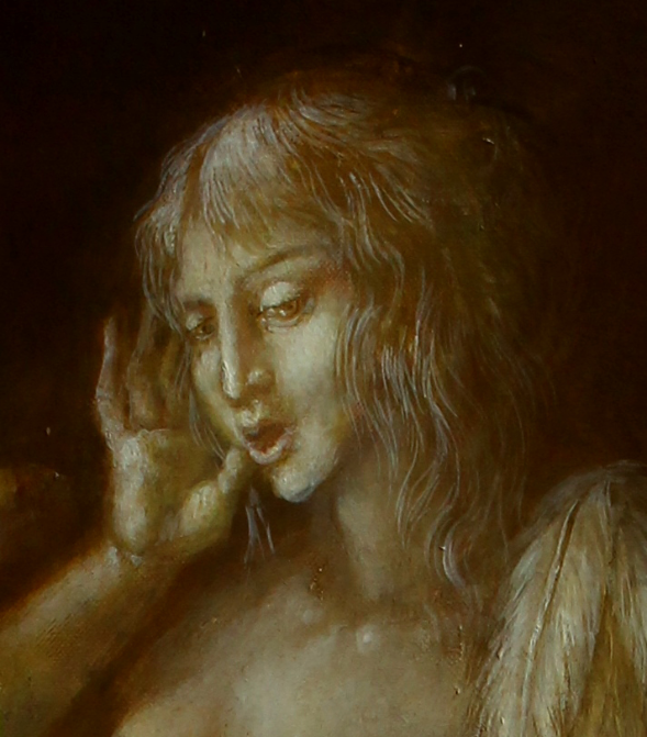 Alexandra Müller-Jontschewa | Ausschnitt Sirene im Baum | 2015 | Öl