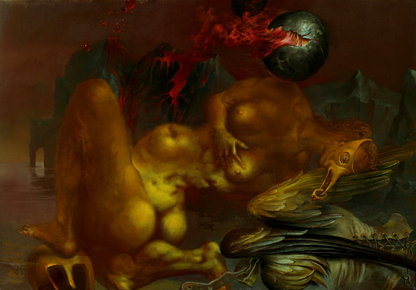 Hans-Peter Müller | Walküre mit Nibelungenring | 2016 | Surrealismus-Aktuelle.com
