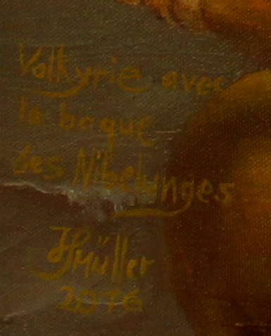 Hans-Peter Müller | Walküre mit Nibelungenring | Ausschnitt