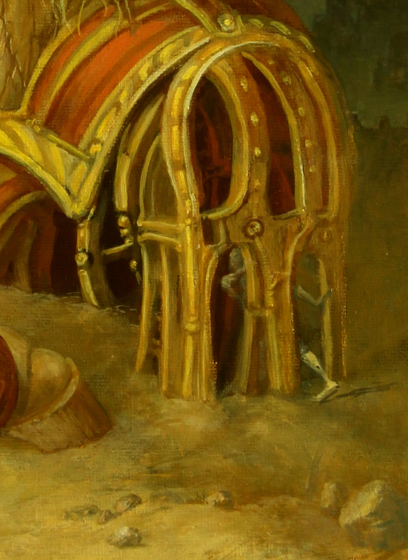 Alexandra Müller-Jontschewa | Grafin Lancia in der Wüste | Surrealismus-Aktuelle.com