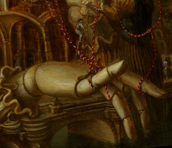 Alexandra Müller-Jontschewa | Katharina M. züchtigt Herzogin Margot | Surrealismus-Aktuelle.com