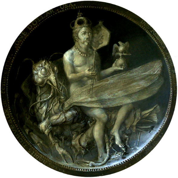 Alexandra Müller-Jontschewa | König und Fliege | Surrealismus-Aktuelle.com