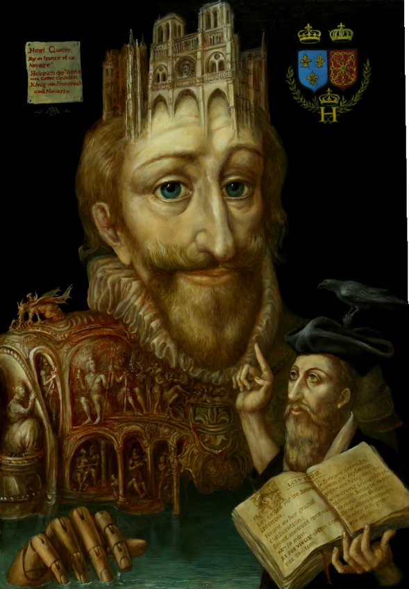Alexandra Müller-Jontschewa | Henri Quatre,König von Frankreich und Navarra | surrealismus-aktuelle.com