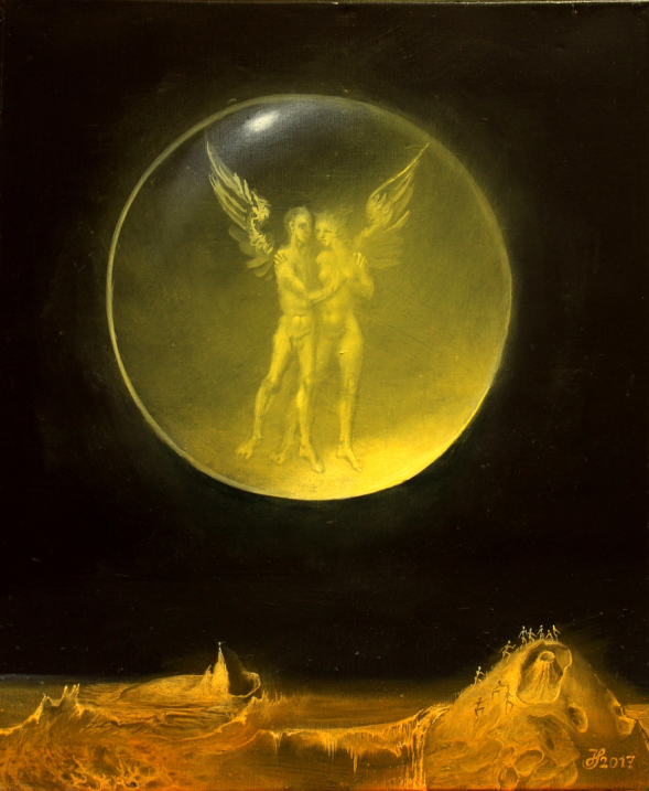 Hans-Peter Müller | Vulkano I |surrealismus-aktuelle.com