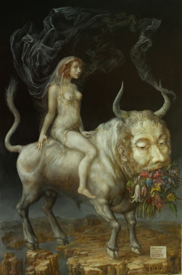 Alexandra Müller-Jontschewa | Zeus verspeist das Bouquet | surrealismus-aktuelle.com