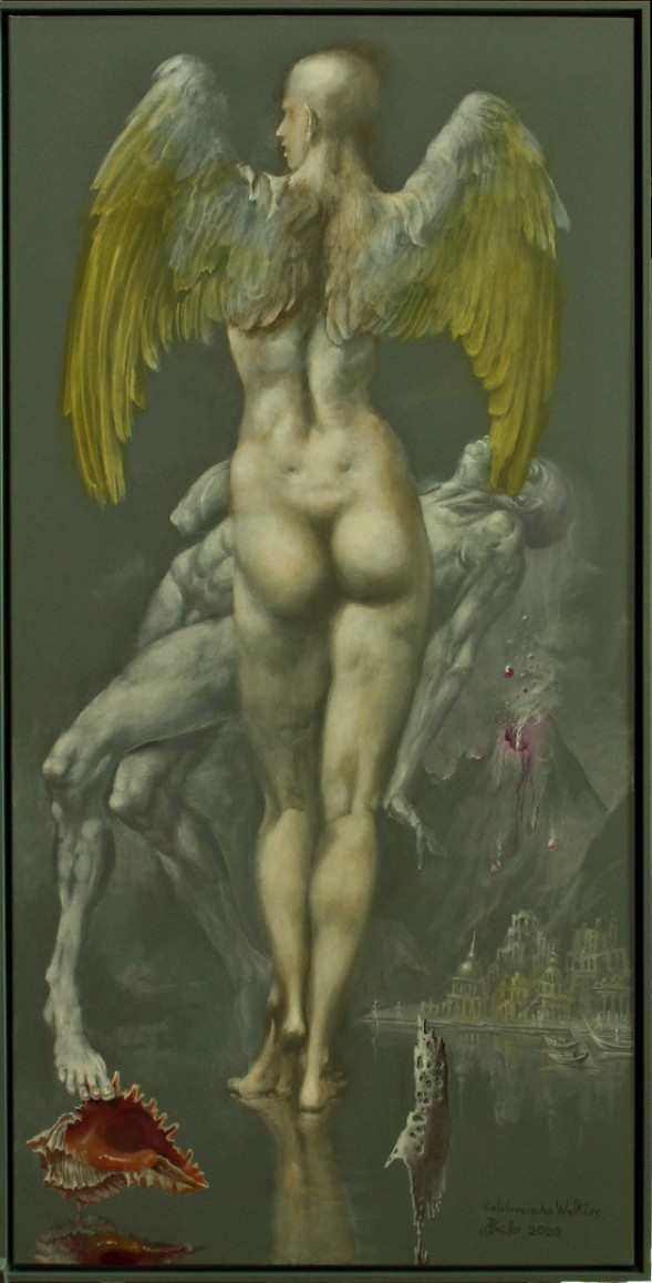 Hans-Peter Müller | Calabreische Walküre | 2020 | Surrealismus-Aktuelle.com