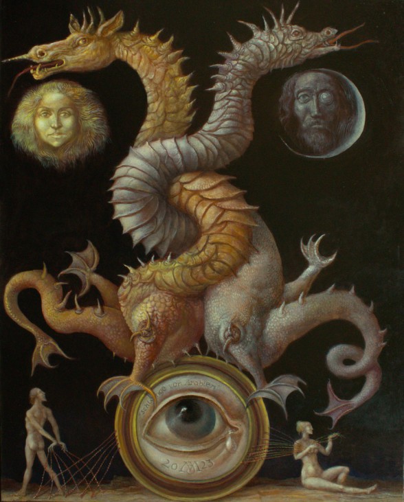 Alexandra Müller-Jontschewa | Schlange von Arabien |2023| Surrealismus-aktuelle.com