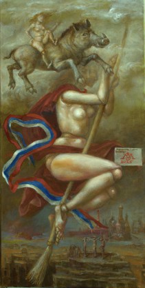 Alexandra Müller-Jontschewa | Margarita in den Lüften |2025| Surrealismus-aktuelle.com
