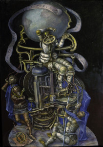 Alexandra Müller-Jontschewa | Cosmograf ohne Zeit |2026| Surrealismus-aktuelle.com