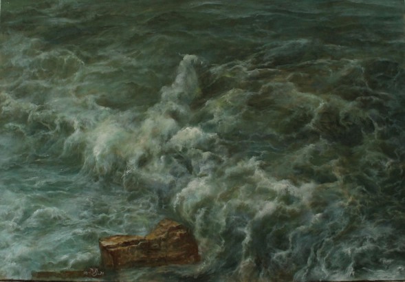 Alexandra Müller-Jontschewa | Wasserbild |2025| Surrealismus-aktuelle.com