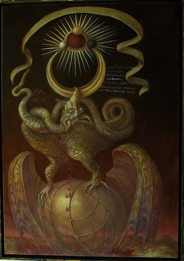 Alexandra Müller-Jontschewa | Das rote Meer |2025| Surrealismus-aktuelle.com