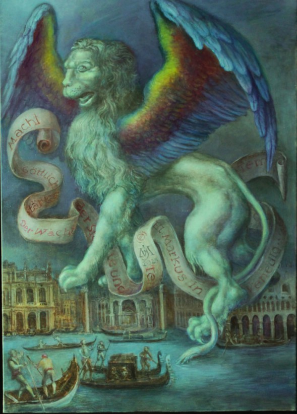 Alexandra Müller-Jontschewa | Der Wächter |2025| Surrealismus-aktuelle.com