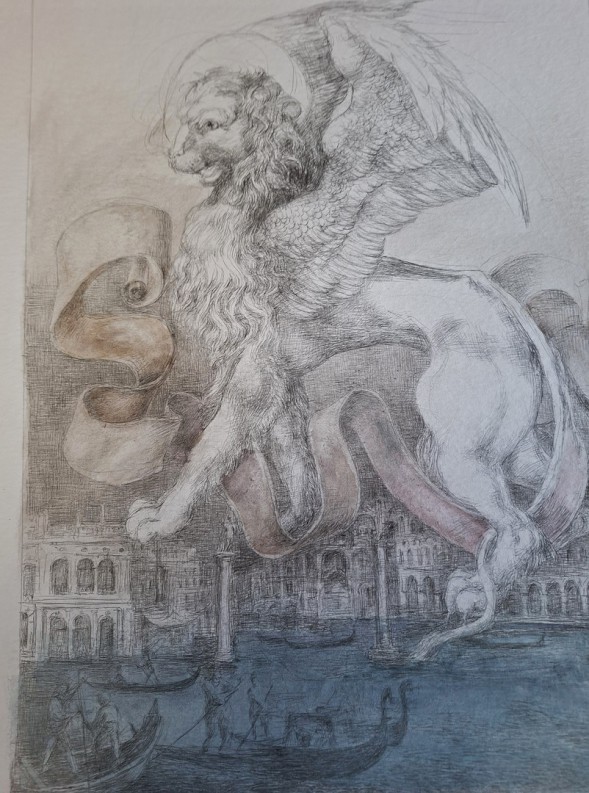 Alexandra Müller-Jontschewa | Der Wächter |2025| Surrealismus-aktuelle.com