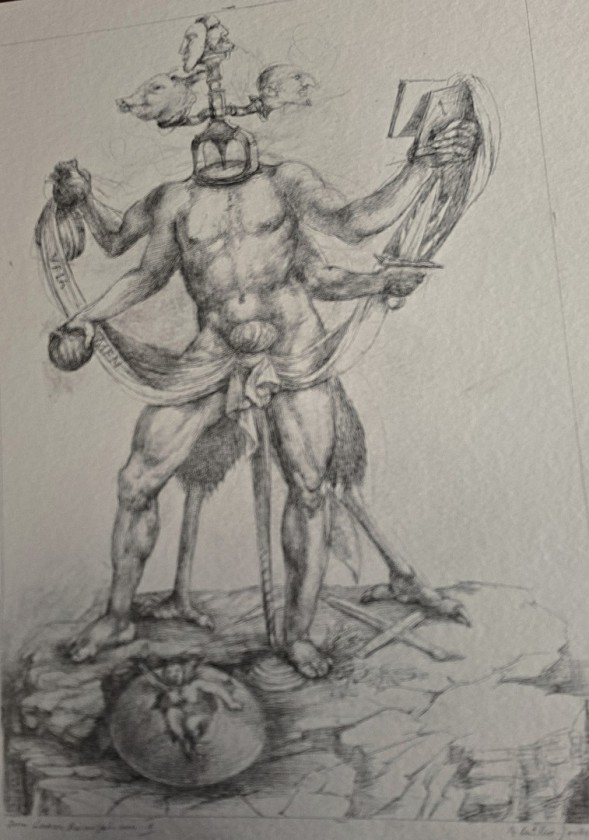 Alexandra Müller-Jontschewa | Der Wächter |2025| Surrealismus-aktuelle.com