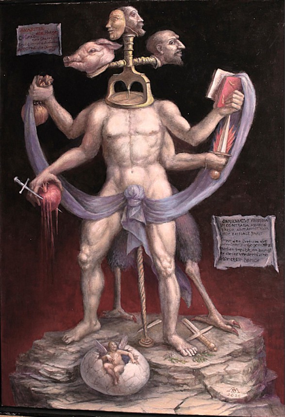 Alexandra Müller-Jontschewa | Die Offenbarung |2026| Surrealismus-aktuelle.com